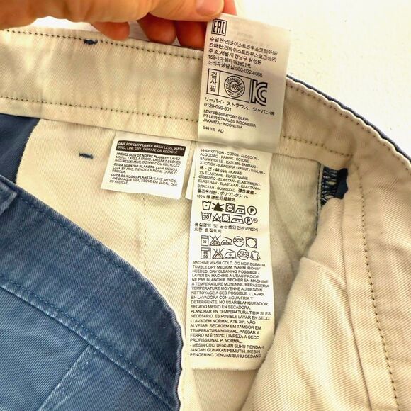 Levi's Blue Chino Joggers - Picture 6 of 8